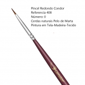 Pincel Ref. 408 Condor Liner Filete Redondo Pelo de Marta Número 0