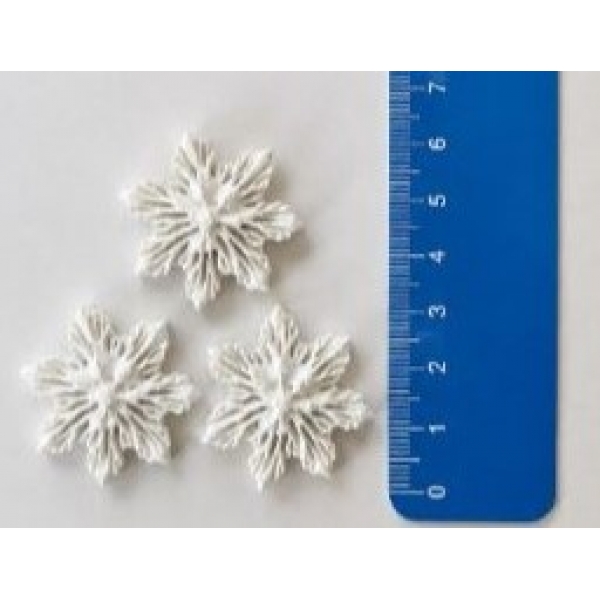 Aplique Espírito Santo com Resplendor em Resina - 3x3cm - 3 unidades