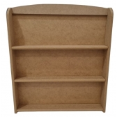 Porta Esmalte Prateleira Expositor de Salão MDF Cru