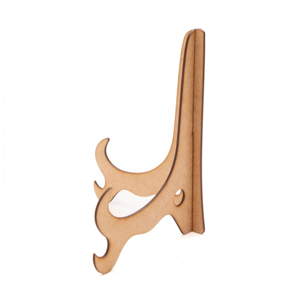 Suporte Porta Prato Apoio Quadro Placa Mandala 24cm MDF cru