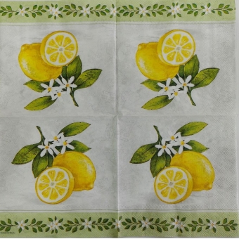 Guardanapo Estampado Limões sicilianos para decoupage