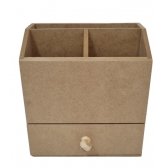 Porta Maquiagem Aberto com Gaveta MDF cru