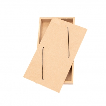 Caixa Pasta p/ Documentos c/ Elástico Escritório MDF cru