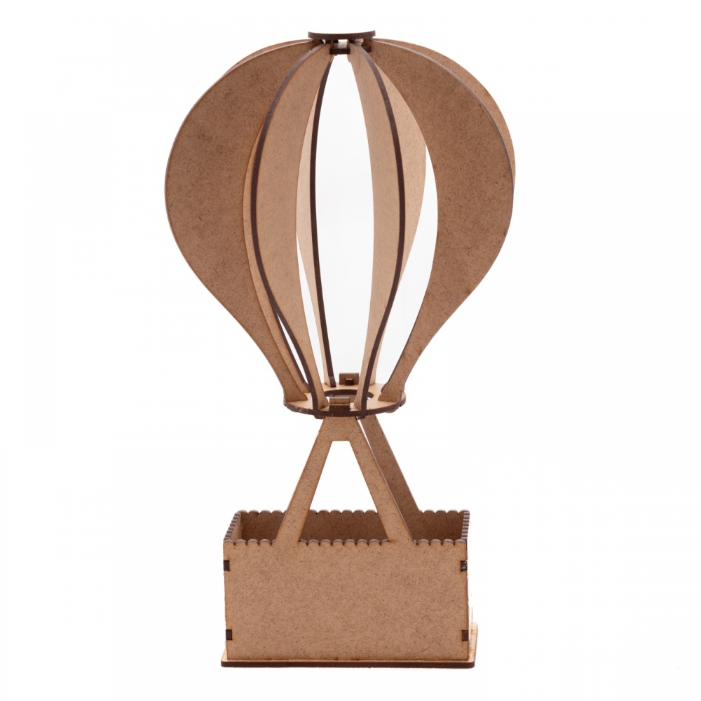 Balão Decorativo 30cm Festa Brinquedo Quarto de Bebê MDF cru