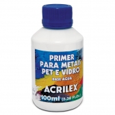 Primer p/ Metais Plasticos Vidro PET 100ml Acrilex Liquido