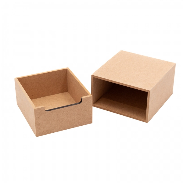 Organizador de Mesa 1 Gaveta Escritório Documentos MDF cru