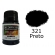 Tinta Vitro Decorfix 150º Brilhante 37ml Corfix -para Vidro - 321 Preto