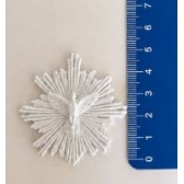 Aplique Espírito Santo com Resplendor em Resina - 5X5cm