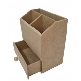 Porta Maquiagem Aberto com Gaveta MDF cru