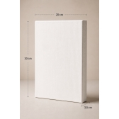 Painel para Pintura 20x30cm Branca – Para Tinta Acrílica, Óleo, PVA