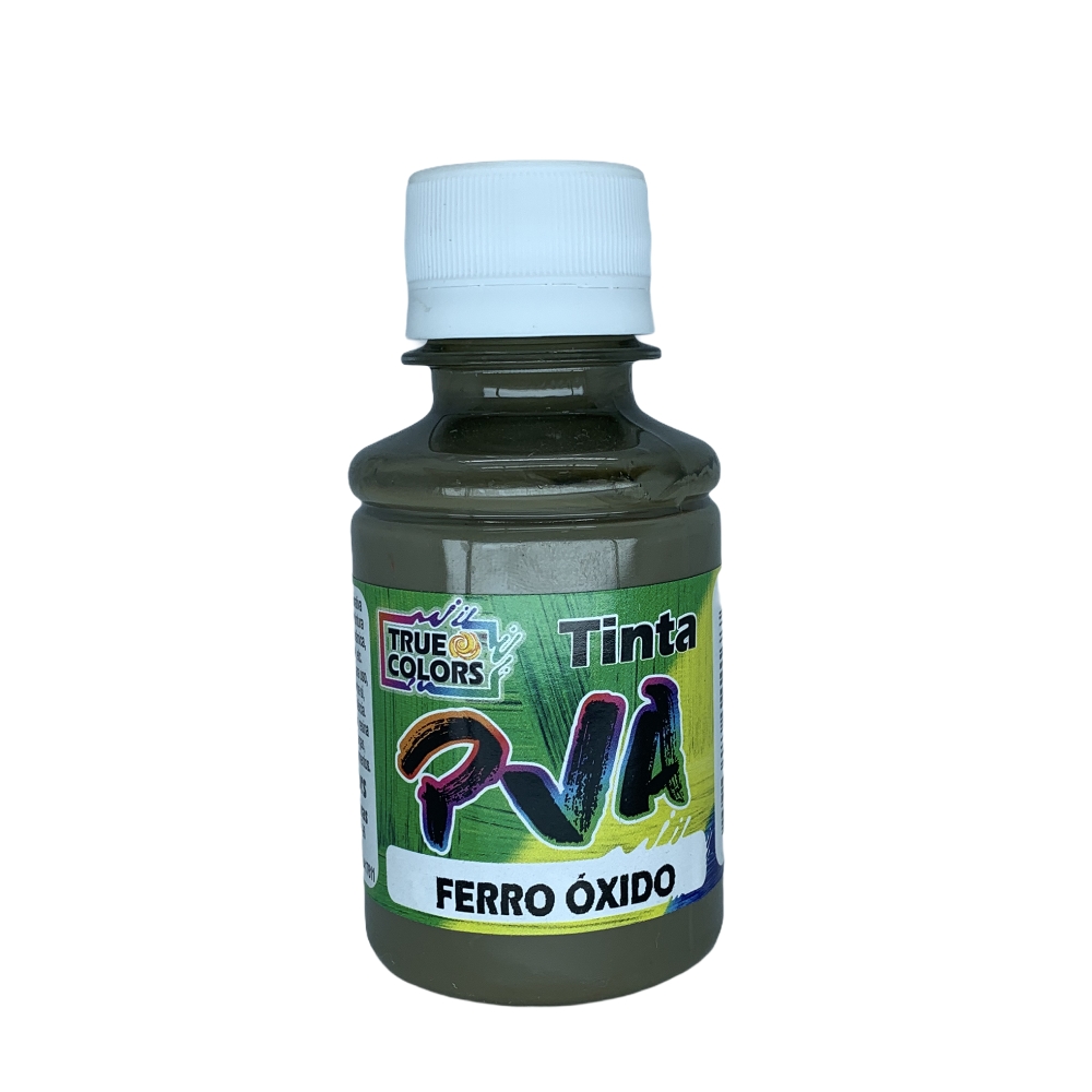 Tinta PVA Fosca 100ml True Colors - Escolha as cores - Ferro Óxido 7133
