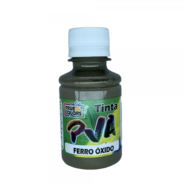 Tinta PVA Fosca 100ml True Colors - Escolha as cores - Ferro Óxido 7133