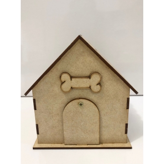 Cofre Casinha em MDF Cru Lembrancinha - Para Crianças