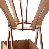 Balão Decorativo 48cm Festa Brinquedo Quarto de Bebê MDF cru