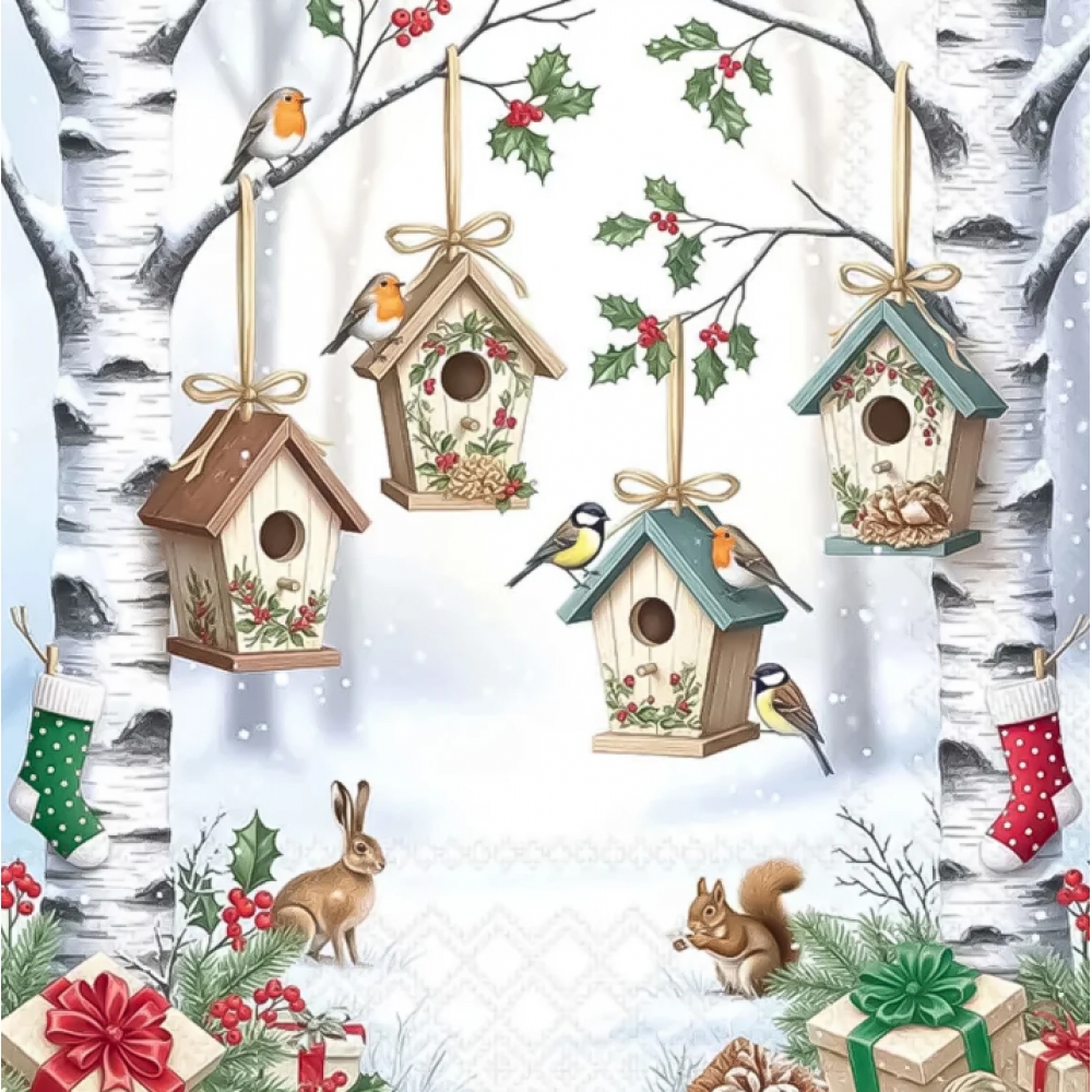 Guardanapo Estampado Natal para decoupage
