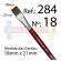 Pincel Chato Pelo Sintético Macio ref. 284 Condor Pintura Artística - 18
