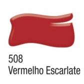 Tinta Vitro 150° 37ml Acrilex Vidro Porcelana  Escolha a Cor - Vermelho Escarlate