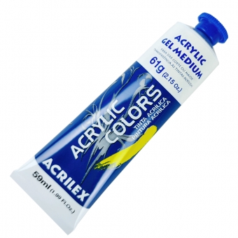 Gel Medium Acrílico Acrylic Gel Medium Acrilex Pintura em Tela