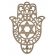 Mandalas Decorativas para Parede 38cm em MDF Cru - Mão de Fátima c/ Estrela 38x28cm
