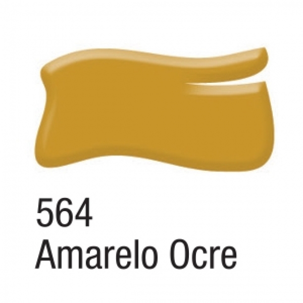Tinta Vitro 150 - 37ml Acrilex Vidro Porcelana Cerâmica - Escolha a Cor - Amarelo Ocre