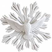 Aplique Espírito Santo em Resina -12cm