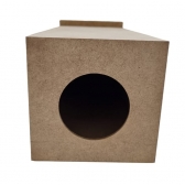 Puxa Saco Coração Tampa Basculante Furo em Baixo MDF Cru