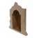 Oratório Ondulado para Santo de 20cm MDF Cru