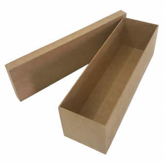 Caixa Porta Vinho Unitário Tampa Lisa MDF cru