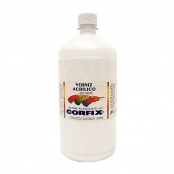 Verniz Acrílico Brilhante Incolor 1 Litro Corfix p/ Madeira