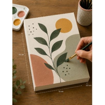 Painel para Pintura 16x22cm Branca – Para Tinta Acrílica, Óleo, PVA