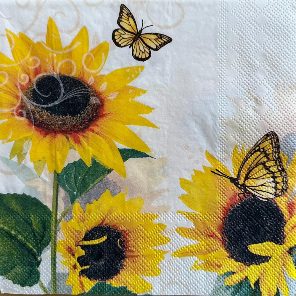 Guardanapo Estampado Floral 07 para decoupage