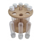 Porta Tempero Condimento Gitatorio Tubet Redondo MDF cru
