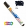 Acrilpen Caneta para Tecido Acrilex Marcador para Tecido - Preto 520