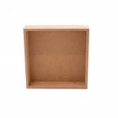 Quadro Moldura Quadrado 25x25cm Arte Decoração MDF cru