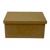 Caixa Retangular Tampa Sapato 15x25x12 MDF Cru