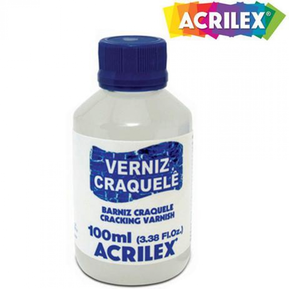 Verniz Craquelê para Madeira 100ml Acrilex Artesanato