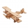 Avião Biplano Miniatura 23cm Brinquedo Lembrança MDF cru