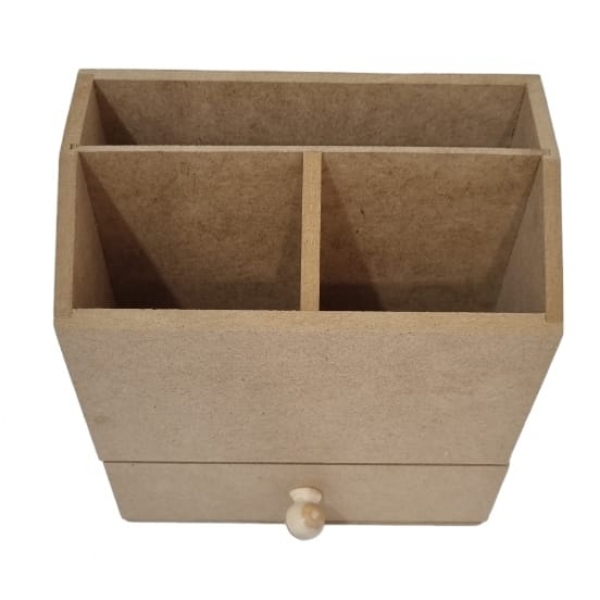 Porta Maquiagem Aberto com Gaveta MDF cru