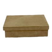 Caixa Retangular Tampa Sapato 10x15x5 MDF Cru