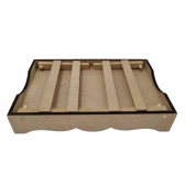 Bandeja Café da Manhã G 26x40cm Cama Sofá Notebook MDF cru
