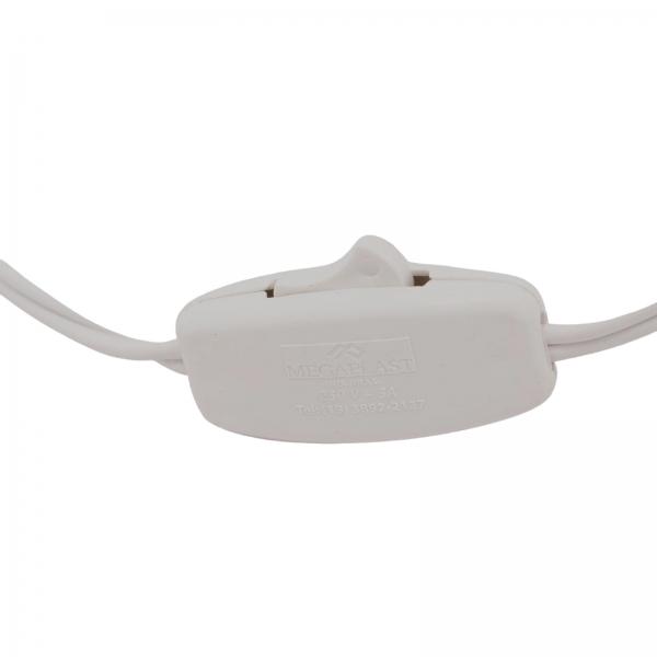 Kit Higiene Bebê Passa Fita Porta Fraldas Abajur MDF cru