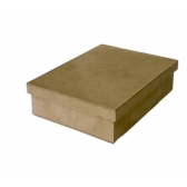 Caixa Retangular Tampa Sapato 10x15x5 MDF Cru