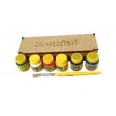 Kit de Pintura Infantil Jogo de Dominó MDF Cru