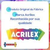 Caneta Dourada para Vidro e Porcelana Color Marker Acrilex