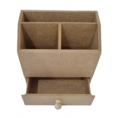 Porta Maquiagem Aberto com Gaveta MDF cru