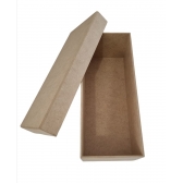 Caixa Porta Mini Vinho Unitário Tampa Lisa P MDF cru