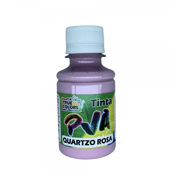 Tinta PVA Fosca 100ml True Colors - Escolha as cores - Quartzo Rosa 7233