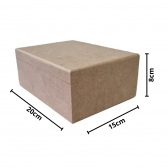 Caixa Porta Chá Retangular c/ 6 Divisórias MDF cru