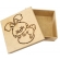 Caixa de Pascoa Coelho no Ovo Bombons Chocolates MDF cru
