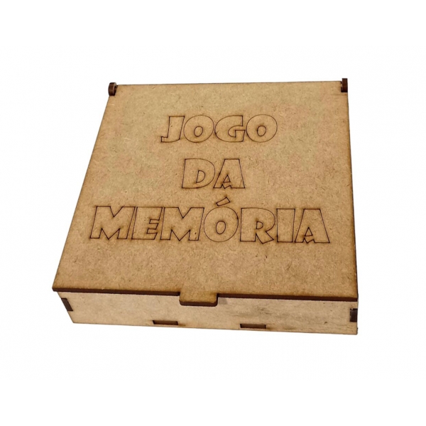 Kit de Pintura Infantil Jogo da Memória MDF Cru - 20 Peças